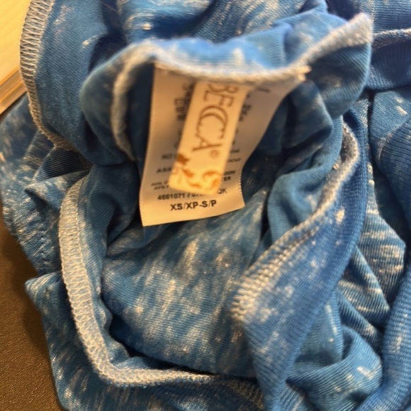 Becca by Rebecca Virtue Beach Date Tie Side Tank Dress Swim Cover Up - Picture 7 of 7